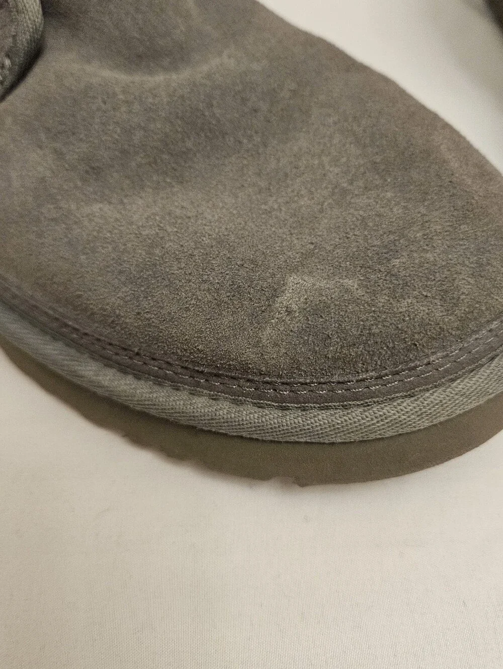 UGG Neumel Snapback Suede Boots Mens 10 Grey 1118570 Winter Outdoor